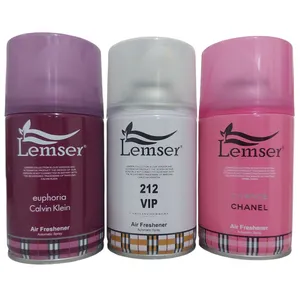 اسپری خوشبو کننده هوا لمسر مدل A01 رایحه ایفوریا رایحه 212 و رایحه چنل چنس حجم 250 میلی لیتر مجموعه ۳ عددی