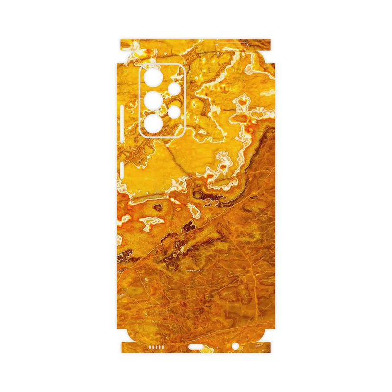 برچسب پوششی ماهوت مدل Gold Marble-FullSkin مناسب برای گوشی موبایل سامسونگ Galaxy A52s 5G