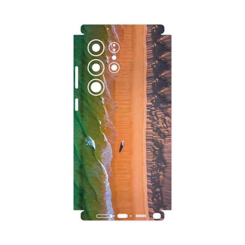 برچسب پوششی ماهوت مدل Beach and Green Sea-FullSkin مناسب برای گوشی موبایل سامسونگ Galaxy S23 Ultra