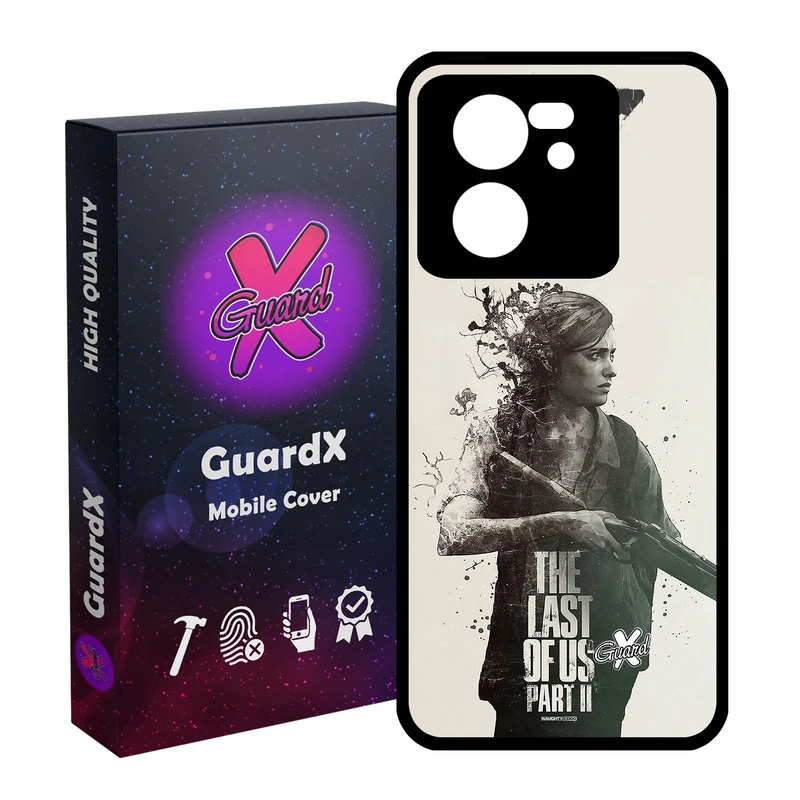 کاور گارد ایکس طرح The Last of Us مدل Glass10199 مناسب برای گوشی موبایل شیائومی 13T/13T Pro/Redmi K60 Ultra