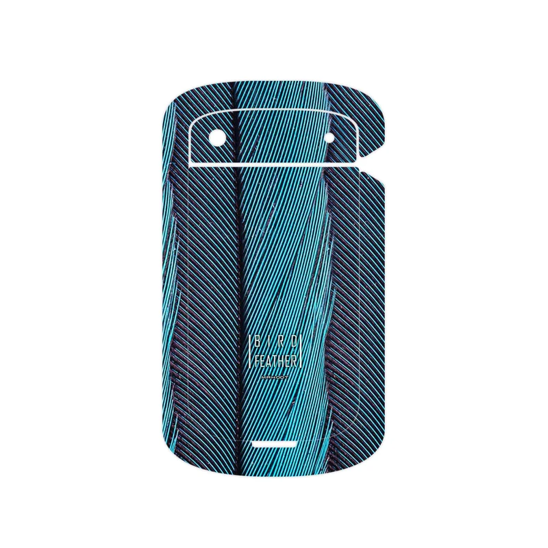 برچسب پوششی ماهوت مدل Turquoise feathers مناسب برای گوشی موبایل بلک بری Bold Touch 9900