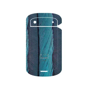 MAHOOT Turquoise feathers Cover Sticker for BlackBerry Bold Touch 9900