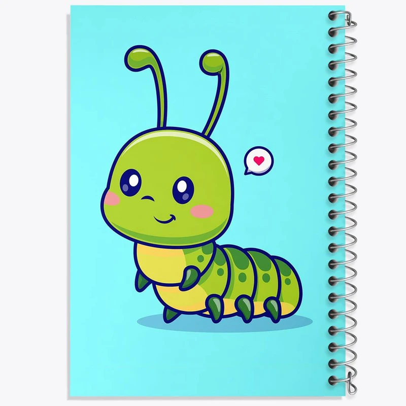 دفتر لیست خرید 50 برگ خندالو طرح حیوانات بامزه هزارپا کد 29729