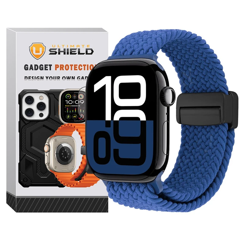 بند آلتیمیت شیلد مدل Braided Magsolo مناسب برای اپل واچ سری 7/8/9 سایز 45mm