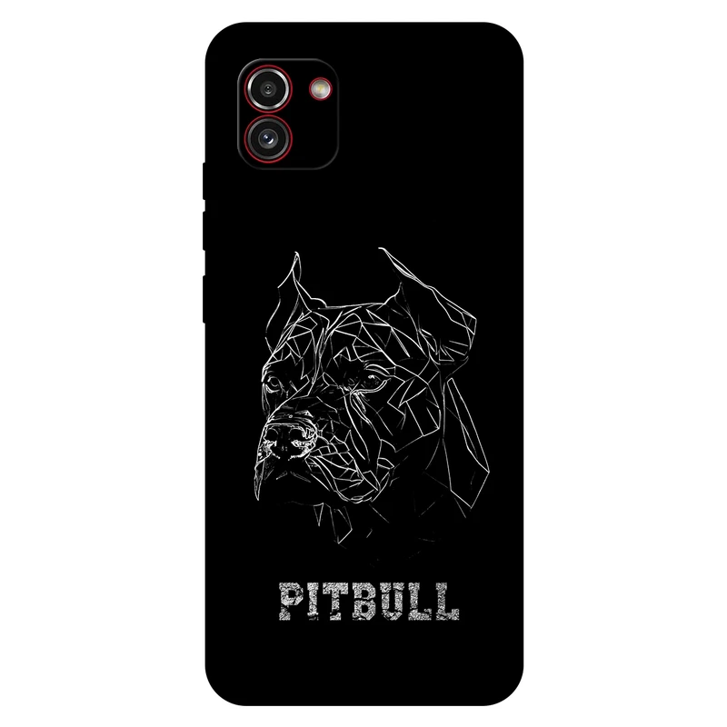 کاور مگافون طرح پیتبول مدل 1883 مناسب برای گوشی موبایل سامسونگ Galaxy A03   