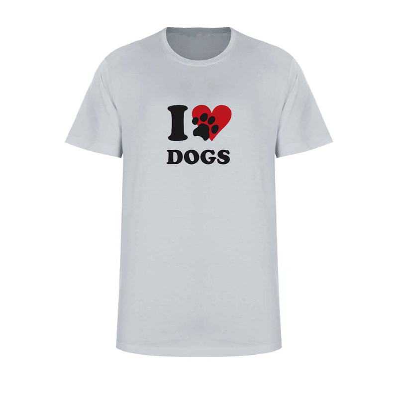 تی شرت آستین کوتاه زنانه مدل LOVE DOG کد K288 T
