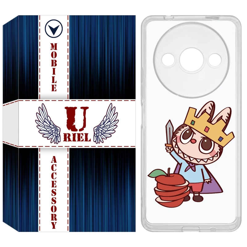 کاور یوریل مدل Clear کد 120 طرح لبوبو مناسب برای گوشی موبایل شیائومی Redmi A3 / A3x