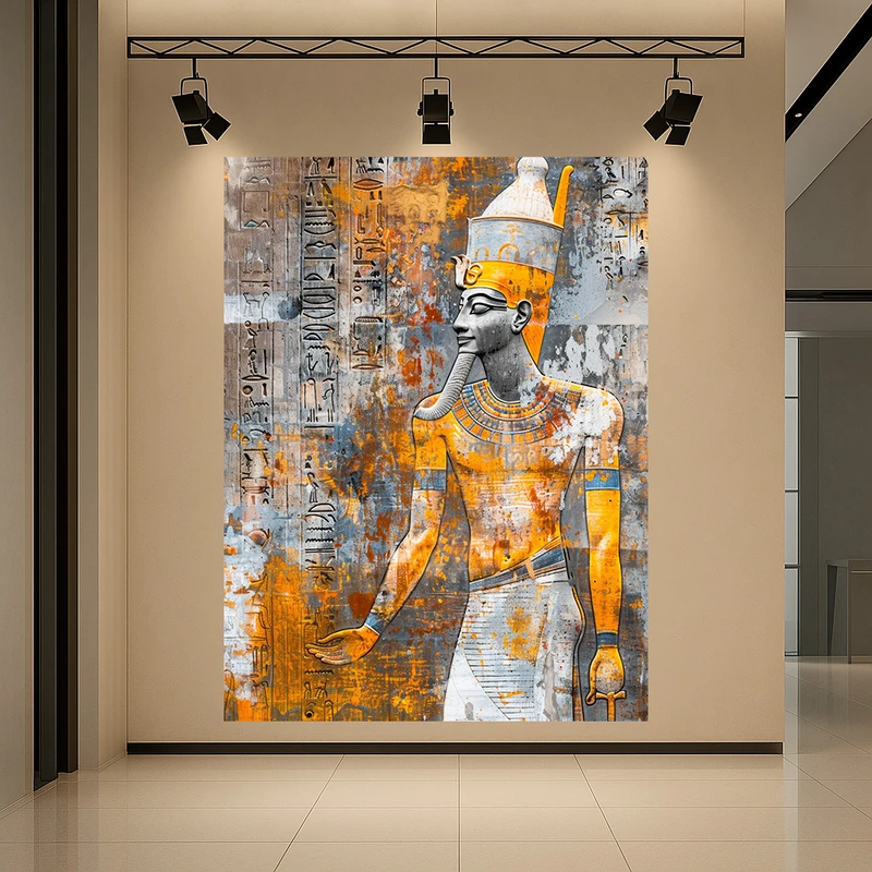 پوستر طرح مجسمه مدل مصر باستان کد AR3059822
