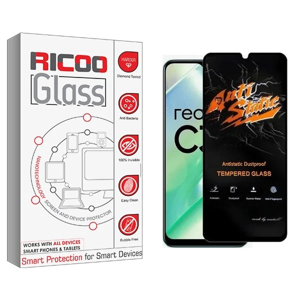 محافظ صفحه نمایش ریکو مدل RiC2 Antistatic مناسب برای گوشی موبایل ریلمی C33
