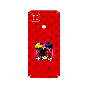 MAHOOT Ladybug and Cat Noir Cover Sticker for Xiaomi Redmi 9C NFC