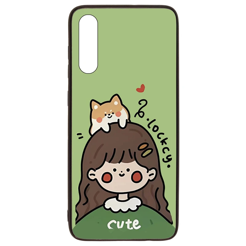 کاور قاب گارد گوشی طرح دخترانه کد TPU-026 مناسب برای گوشی موبایل سامسونگ Galaxy A70 / A70s