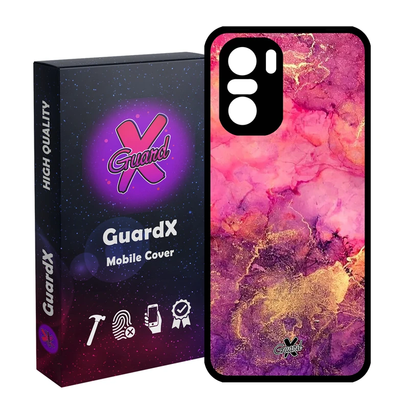 کاور گارد ایکس طرح ماربل مدل Glass10283 مناسب برای گوشی موبایل شیائومی Poco F3/MI 11X/MI 11X Pro/Redmi K40/K40 Pro