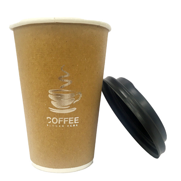 لیوان یکبار مصرف مدل کرافت دو جداره دربدار بسته 100 عددی