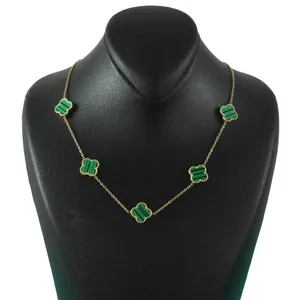 گردنبند زنانه مدل گل کد X253