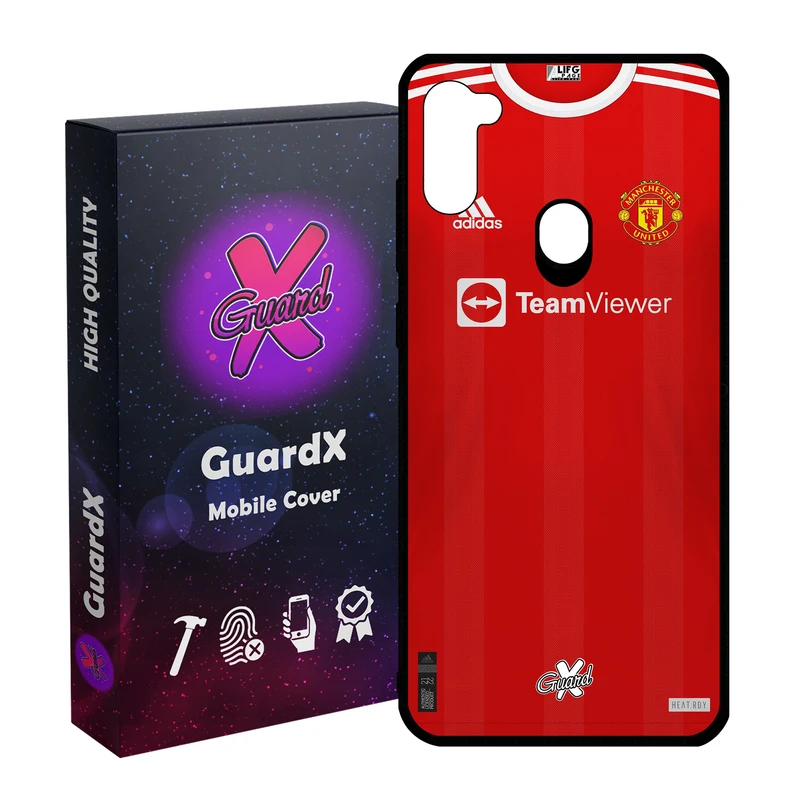 کاور گارد ایکس طرح منچستر یونایتد مدل Glass10376 مناسب برای گوشی موبایل سامسونگ Galaxy A11