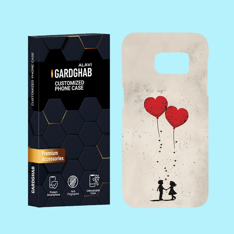 کاور گارد قاب علوی مدل عاشقانه مناسب برای گوشی موبایل سامسونگ Galaxy S7
