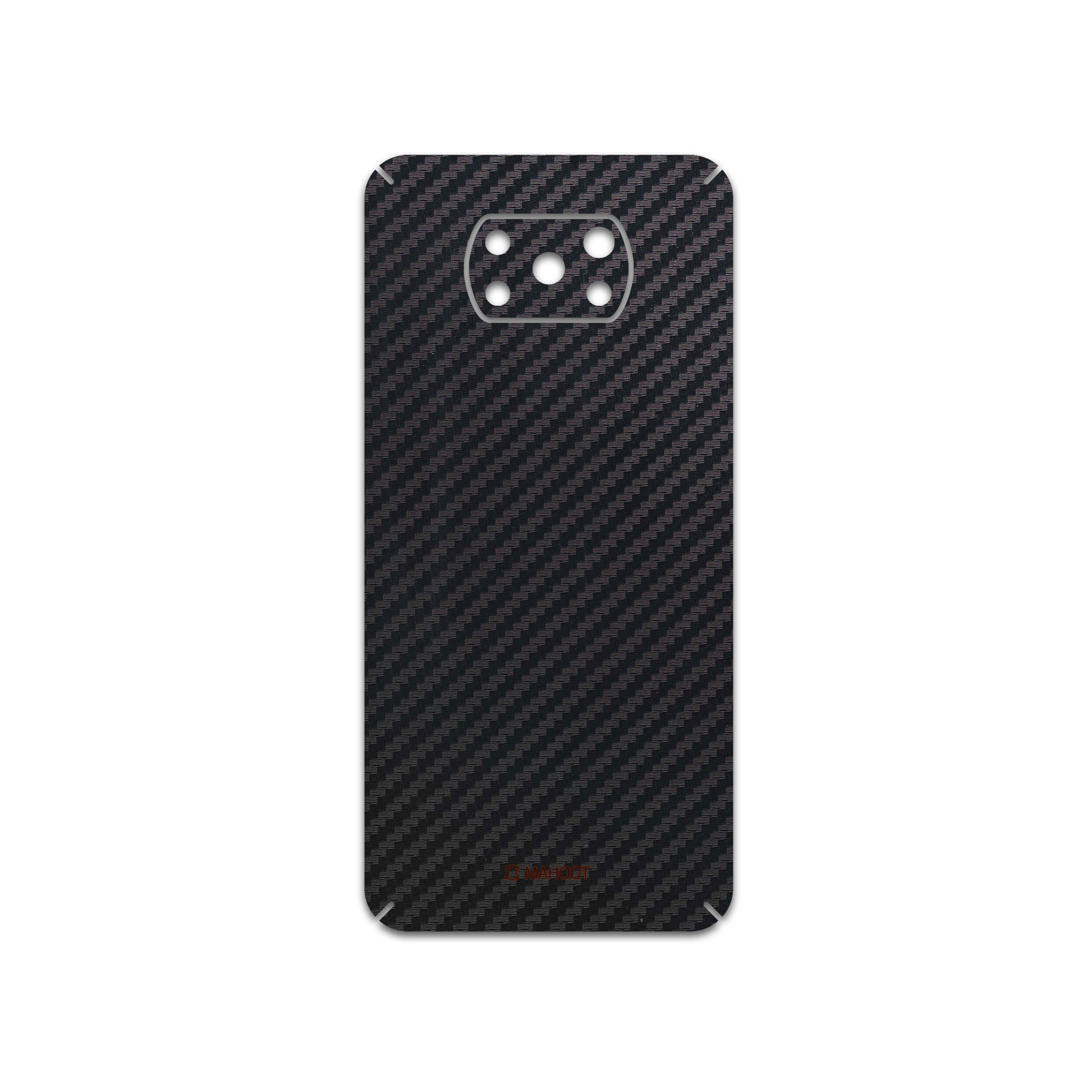 برچسب پوششی ماهوت مدل Carbon-Fiber مناسب برای گوشی موبایل شیائومی Poco X3 NFC