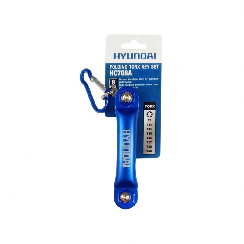 مجموعه 8 عددی آچار ستاره ای هیوندای مدل HC708A