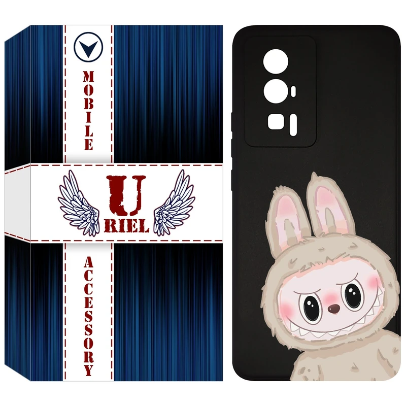 کاور یوریل مدل KSH کد 119 طرح عروسک لبوبو مناسب برای گوشی موبایل شیائومی Poco F5 Pro / Redmi K60 / K60 Pro
