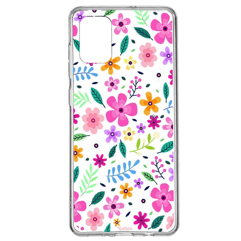 کاور طرح گل مناسب برای گوشی موبایل سامسونگ Galaxy A71