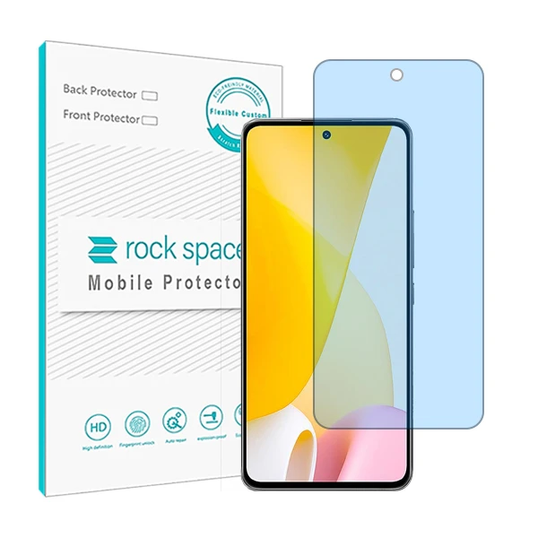 محافظ صفحه نمایش ضد اشعه آبی راک اسپیس مدل HyBLU مناسب برای گوشی موبایل شیائومی 12Lite