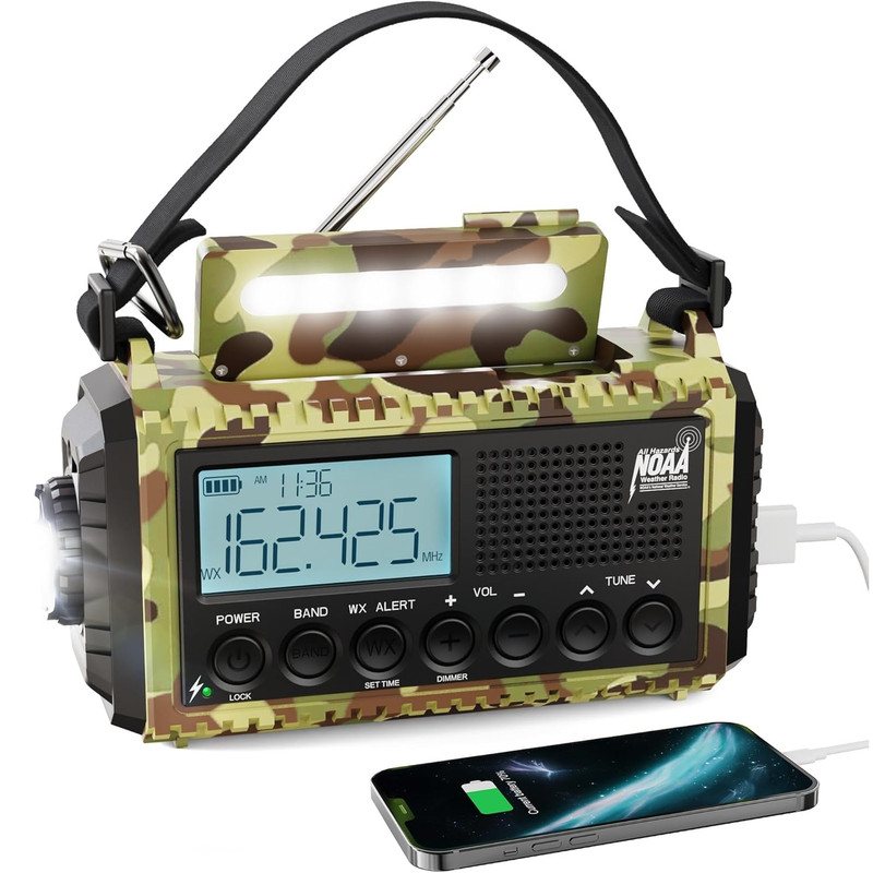 رادیو FM، AM، SW مدل CR-1009 دارای پورت USB