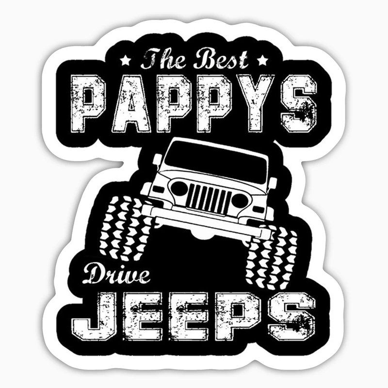 استیکر لپ تاپ بووم طرح ماشین مدل Jeep Pappys کد JC43