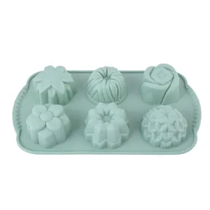 قالب شیرینی مدل گل 6 خانه