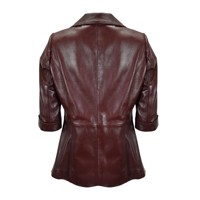 عکس شماره 2 : کت چرم زنانه چرمیران مدل fc1021