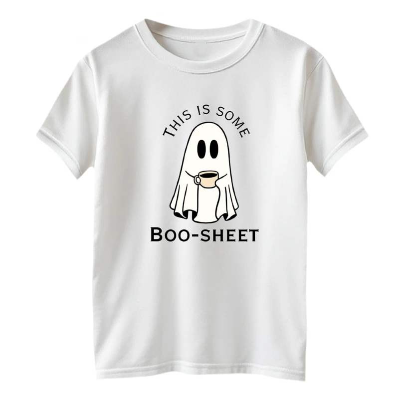 تی شرت آستین کوتاه بچگانه مدل روح قهوه خور