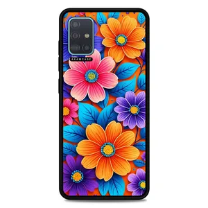 AKAM AMC-WSGA51-FLOWERS-39 Cover For Samsung Galaxy A51