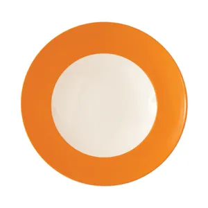 ظرف پاستا چینی زرین ایران مدل گود 30 نارنج درجه یک