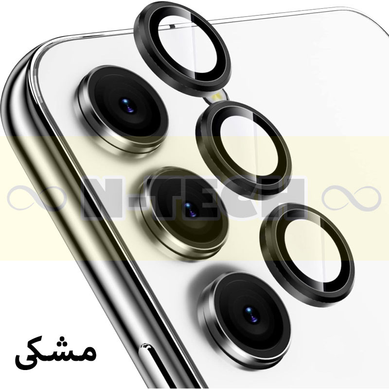 محافظ لنز دوربین انتک مدل Ring Metal Lens Protector مناسب برای گوشی موبایل سامسونگ Galaxy A55 5G