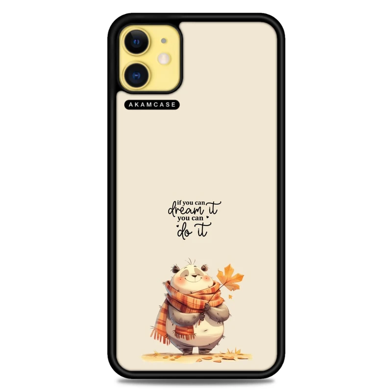 کاور آکام مدل AMC-WA11-ANIMALS QOUTES-10 مناسب برای گوشی موبایل اپل iPhone 11