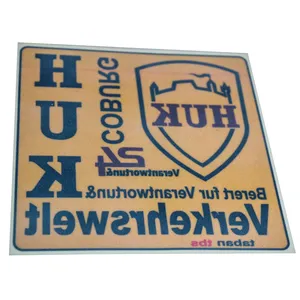 برچسب شیشه مدل HUK کد 6601