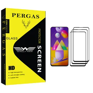 Waily Nice Pergas Glass Screen Protector For Samsung Galaxy M31s Pack Of 3