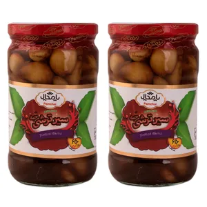 سیر ترشی حبه پامچال - 650 گرم مجموعه 2 عددی