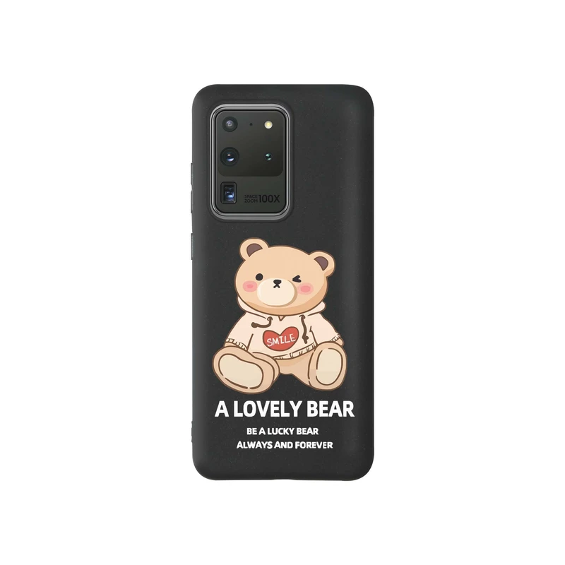 کاور قاب گوشی طرح خرس بیر کد w513 مناسب برای گوشی موبایل سامسونگ Galaxy S20 Ultra
