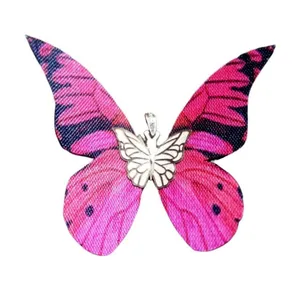 آویز گردنبند طلا 18 عیار زنانه مدل پروانه کد K49