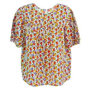 بلوز آستین سه ربع زنانه نکست مدل Spring flowers