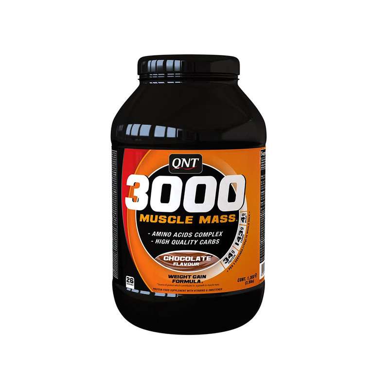 گینرماسل مس 3000 طعم شکلات کیو ان تی - 2000 گرم