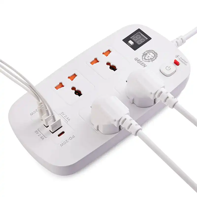 چندراهی برق گرین مدل power socket