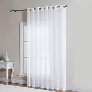 پرده تیکو دکو مدل کتان تور ساده سایز 300x280 سانتی متر