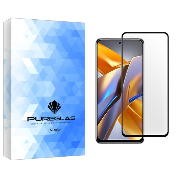 محافظ صفحه نمایش سرامیکی پیور گلس مدل NuGlas مناسب برای گوشی موبایل شیائومی Poco M5s