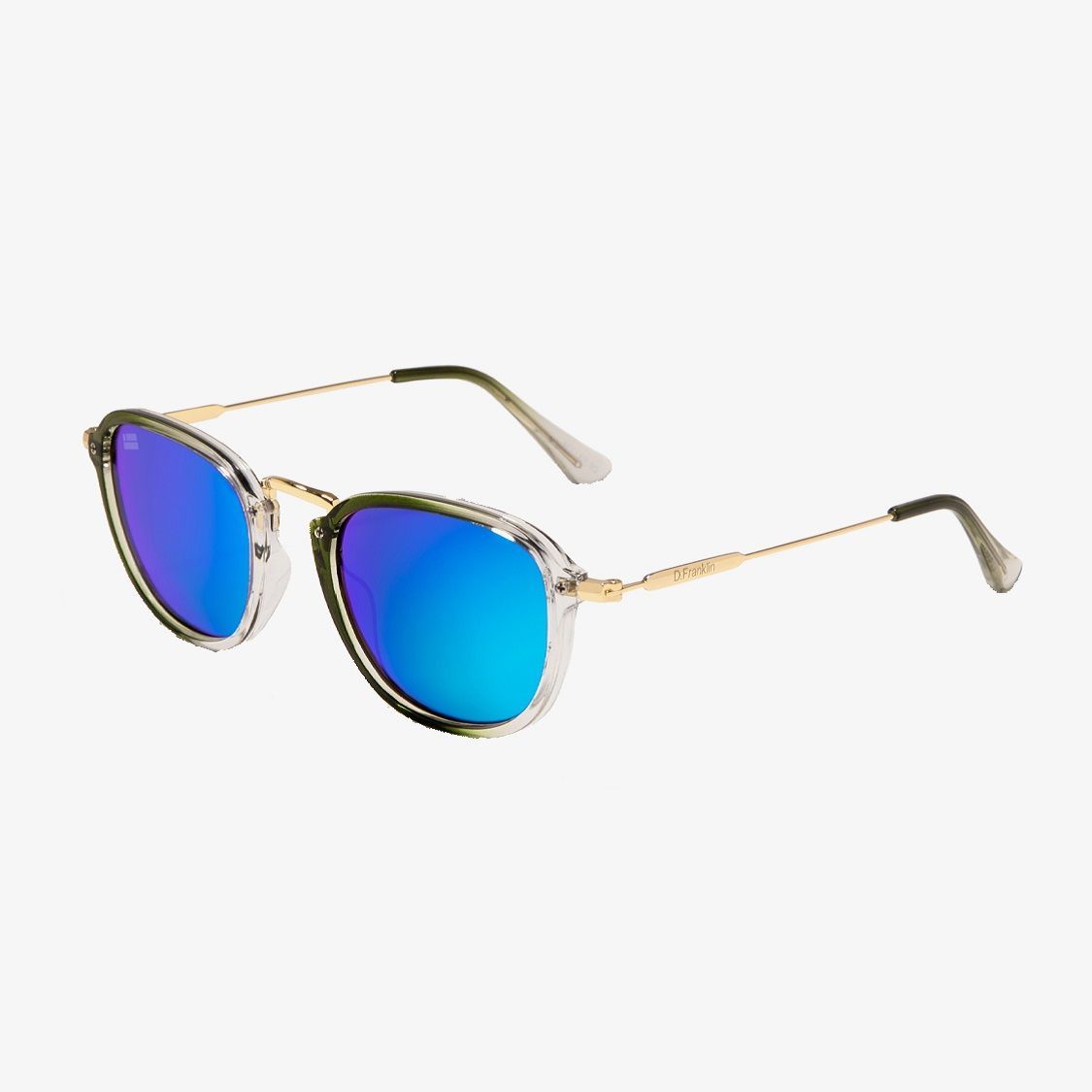 عینک آفتابی دیفرنکلین مدل ROLLER SQ CRYSTAL GREEN - BLUE REVO -  - 1