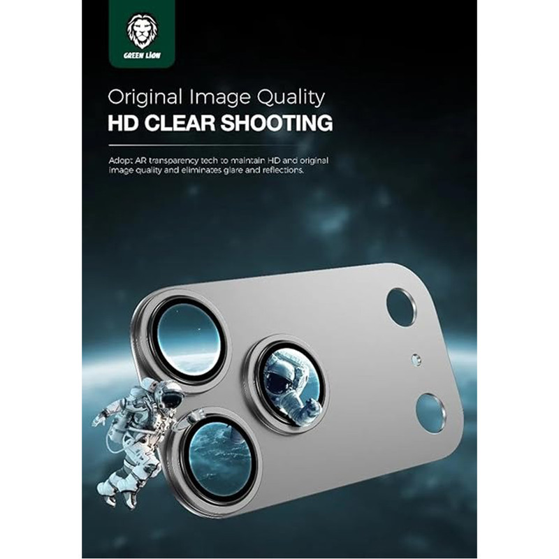 محافظ لنز دوربین گرین لاین مدل Camera Lens Pro مناسب برای گوشی موبایل اپل iPhone 17 Pro 