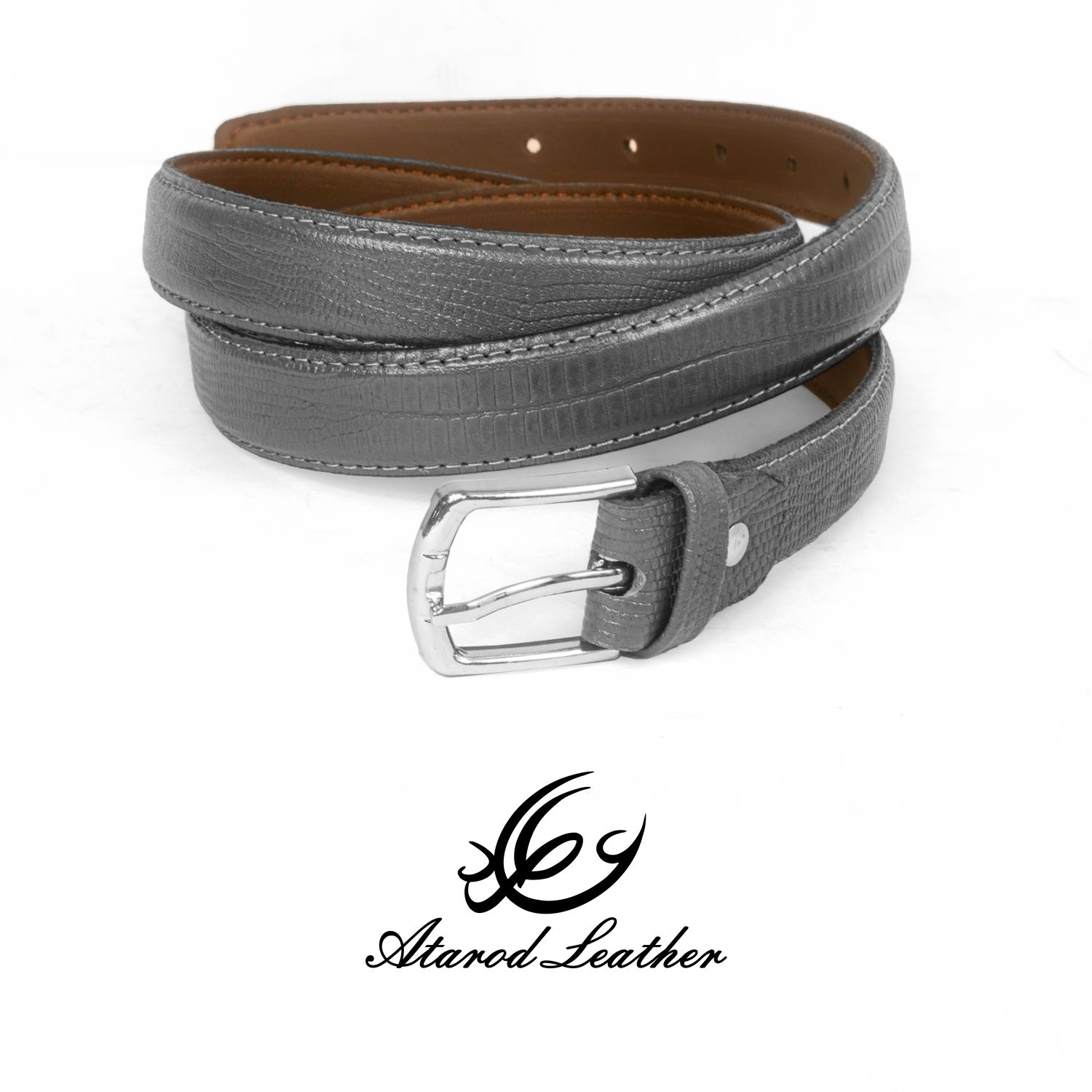 کمربند زنانه چرم عطارد مدل چرم طبیعی کد B45 -  - 6