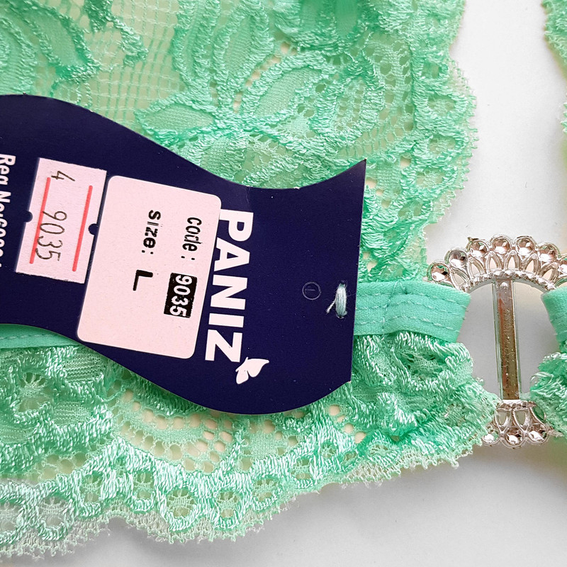 ست شورت و سوتین زنانه پانیذ مدل بدون فنر بندی کد 9035 رنگ سبز روشن