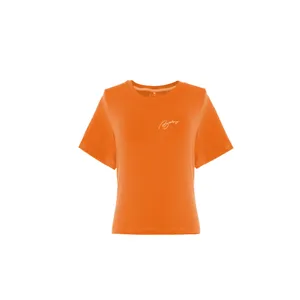 تی شرت آستین کوتاه زنانه بنیس مدل بیبی رنگ پرتقالی