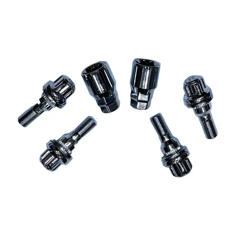 قفل رینگ لاستیک خودرو مدل ETX مناسب برای پژو 207 بسته 6 عددی